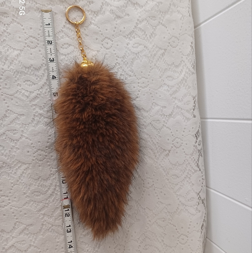 Large Fuzzy Bag Charm - Picture 5 of 6